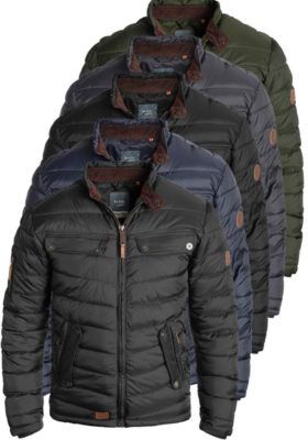 BLEND Camaro Herren Übergangs  Steppjacke mit Stehkragenfür 52,95€