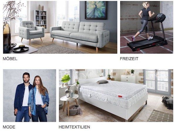 Neckermann Knallerangebote mit 20% Extra Rabatt + VSK frei ab 75€   z.B. Schwebetürenschrank 271x210cm für 309,20€