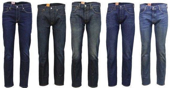 Levis 501 Original & Levis 511 Slim Fit Herren Jeans für 59,95€