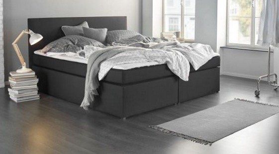 Boxspringbett Lucy 180x200cm inkl. Topper ab 259,35€ (vorher 399€)   mit Lieferung 328,35€