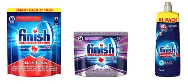 finish, Calgon und Vanish Sale   z.B. 6er Pack Finish Calgonit All in 1 Plus Smart Packs für 19,99€ (statt 30€)