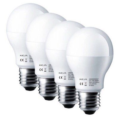 4er Pack KEJA LED Birnen mit E27 Gewinde 10W für 9,99€ (statt 17€)