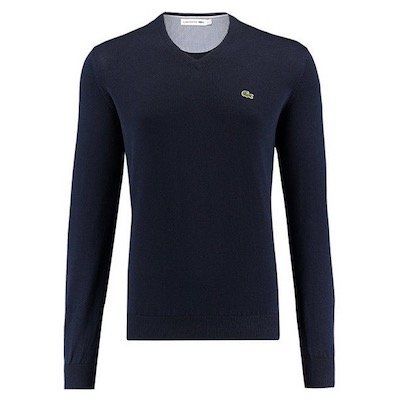 Lacoste Herren Pullover mit V Neck für 49,90€ (statt 70€)