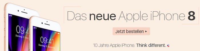 iPhone 8 Angebote ab 1€ mit Vodafone Verträge   z.B. Allnet Flat mit 5GB LTE für 41,99€ mtl.