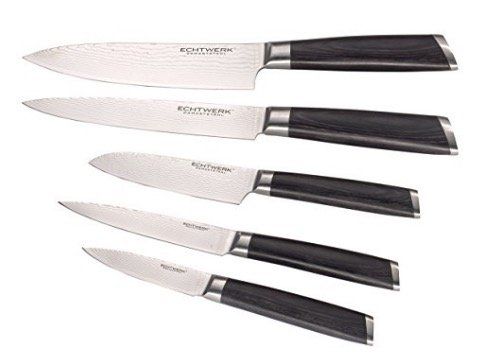 Echtwerk Damaszener Messer Set 5 tlg. für 95€ (statt 149€)