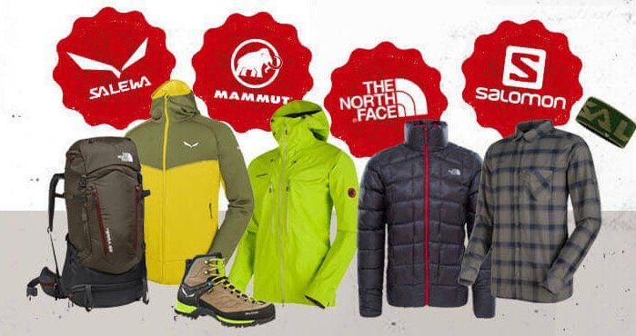 Mindestens 15% Rabatt auf Mammut, The North Face, Salewa und Salomon