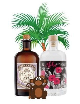 Monkey 47 Dry Gin + Aloha Gin (je 0,5 Liter) für 49,95€ (statt 64€)