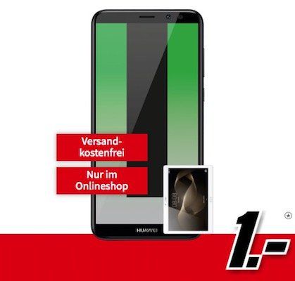 Huawei Mate 10 lite + Huawei Mediapad M2 10.0 für 1€ + Vodafone Smart Surf mit 2GB für 14,99€ mtl.