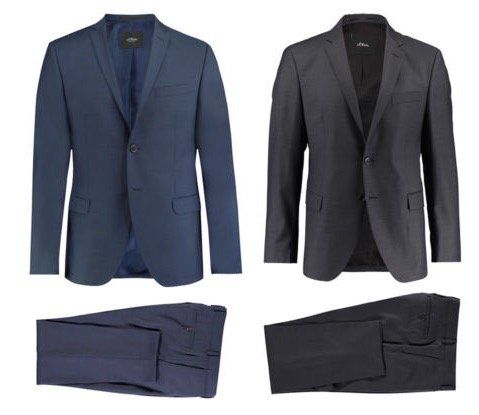 s.Oliver Cosimo Slim Fit oder Triest Regular Fit Herren Anzug für je 129,90€ (statt 180€)