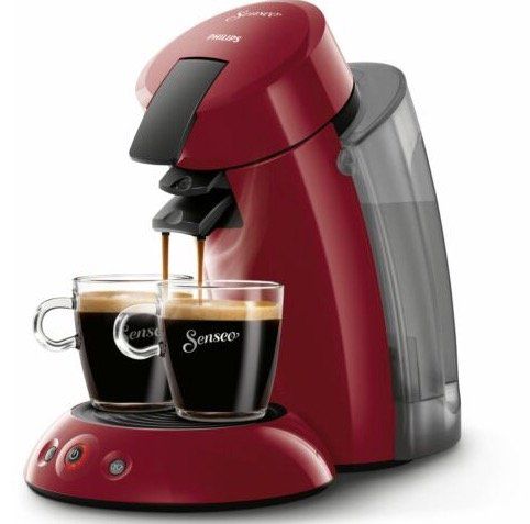 Ausverkauft! Philips Original Senseo HD7818 Kaffeepadmaschine in Rot für 49,99€ (statt 68€)