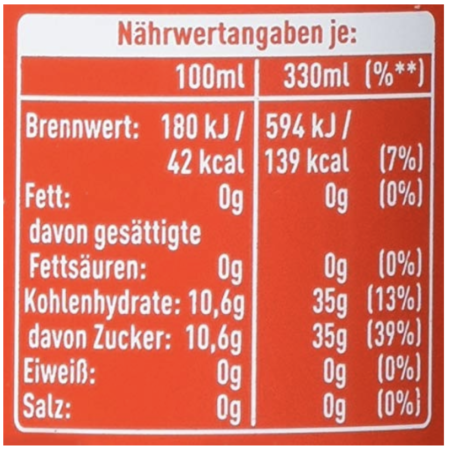 24 Dosen je 330ml Coca Cola für 13,41€ + Pfand (statt 17€)