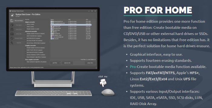ByebyeData Eraser Pro (1 Computer Lifetime Lizenz für Windows) gratis