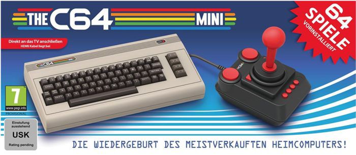 🕹️ The C64   offizielle mini Konsole mit 64 Spielen ab 31,50€ (statt 45€)