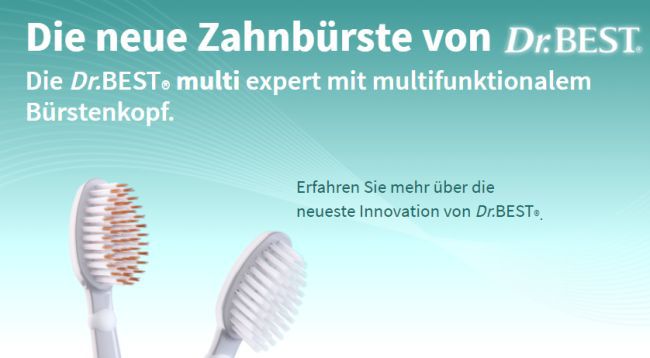 Dr. Best Multi Expert Zahnbürste gratis