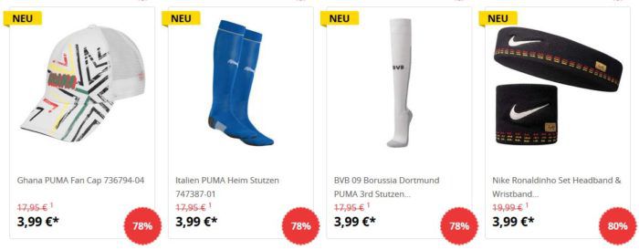 SportSpar: Fußballtrikots + Fanartikel Sale aus euro Ligen & BuLi ab 1,99€ (+ VSK)