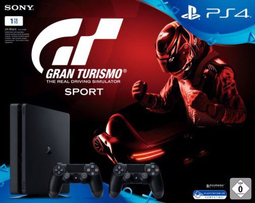 PlayStation 4 Slim 1TB inkl. Gran Turismo Sport+ DUALSHOCK 4 Wireless Controller ab 254,15€