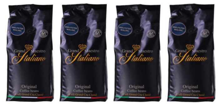 Grand Maestro Italiano   Promopack mit 4kg gemahlenen Kaffee für 39,99€