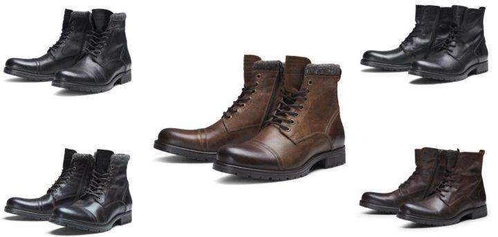 Jack & Jones verschiedene Herren Lederstiefel für je 69,99€