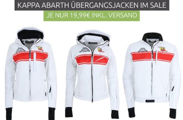 Kappa 4Cento 408 Abarth   Damen Jacke für nur 19,99€