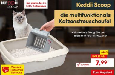 Happy Brush Schall Zahnbürste für 49,98€ und Keddiiscoop Katzenkloreiniger aus der Höhle der Löwen für 7,99€
