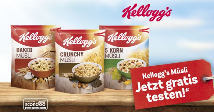 Kellogs Müsli gratis