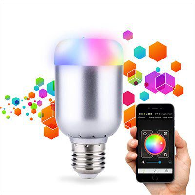 Lixada 6W LED Glühbirne 550LM E27 mit App Steuerung für 8,16€