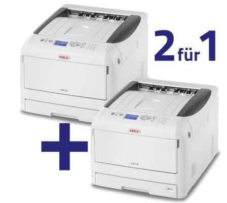 2 x OKI C813n Farblaserdrucker A3 mit 3 Jahren Garantie statt 1.180€ für 699€