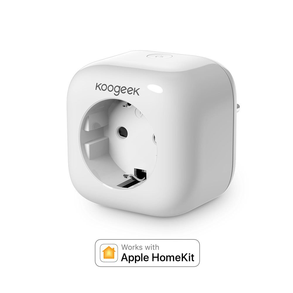 Koogeek Smarthome WiFi Steckdose mit Steuerung via App, Siri & Apple HomeKit für 27,99€   Prime