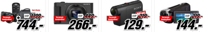 Media Markt Mega Marken Sparen: günstige Artikel von Sony, Tamron, LG und Rollei