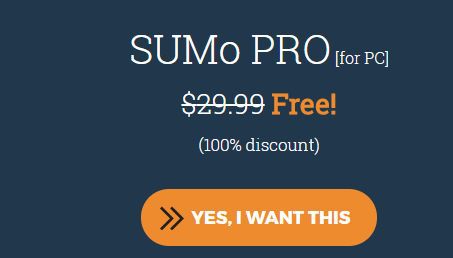 Nur für kurze Zeit: Sumo Pro (4 PC Lifetime Lizenz) kostenlos