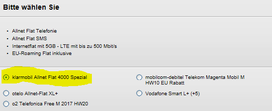 iPhone 8 mit 64 GB für 199€ + klarmobil Allnet Flat mit 4 GB für 30,68€ mtl.