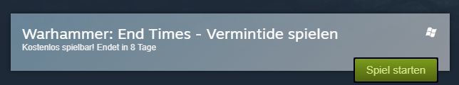 Warhammer: End Times   Vermintide (Steam) kostenlos spielen bis einschließlich 26. Oktober