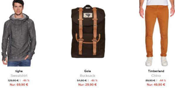 dress for less Sale mit bis zu 70% Rabatt + 10% Gutschein u.a. Gola Bellamy Rucksack statt 41€ ab 27€