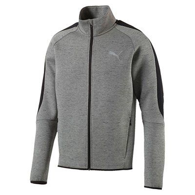 PUMA Active Herren Evostripe SpaceKnit Jacke in Grau für 28€ (statt ~40€)