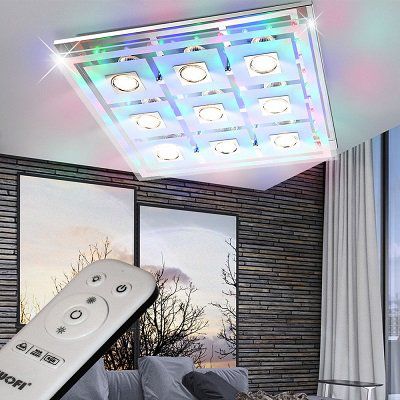 WOFI LED Deckenleuchte mit 9 x 3 Watt und RGB Beleuchtung für 54,90€ (statt 68€)