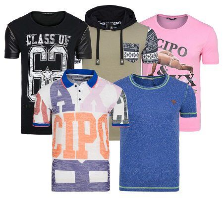 Cipo & Baxx   Herren Motiv T Shirts für 7,99€