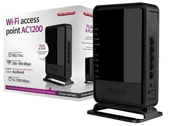 Sitecom WLX 7000 AC1200 Access Point (WLAN, 1,2 Gbit/s) für 55,90€ (statt 90€)