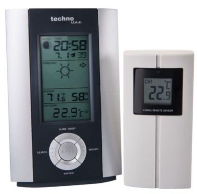 technoLine WS6710   Funkwetterstation mit Aussen Sensor für 19,99€