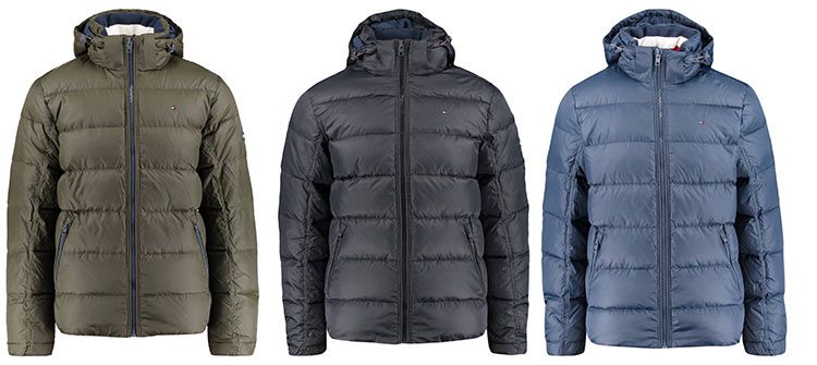 Tommy Hilfiger Basic Down HD Herren Daunenjacke in 3 Farben für je 159,92€ (statt 190€)