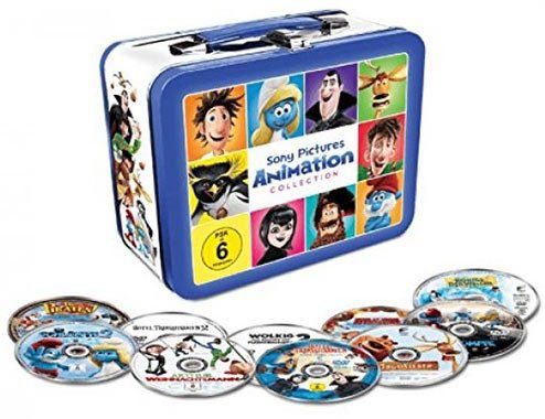 10 Animations Filme im limitiertem Koffer (DVD) für 19€ (statt 24€)