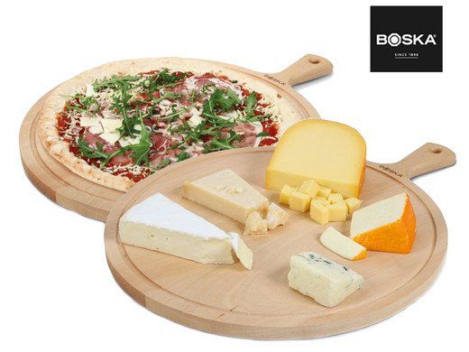 2x Boska 358115 Pizzabrett   Servierbrett Amigo XL aus Buchenholz für 33,90€ (statt 59€)