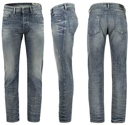 DIESEL Herren Jeans Buster 0854S Regular Slim für 84,91€ (statt 99€)