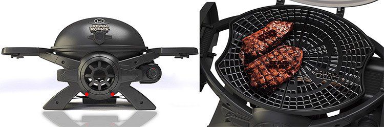 Star Wars TIE Fighter Grill   BroilChef Premium Edition Gasgrill mit integriertem Thermometer für 188,90€ (statt 210€) + 36€ an Superpunkten