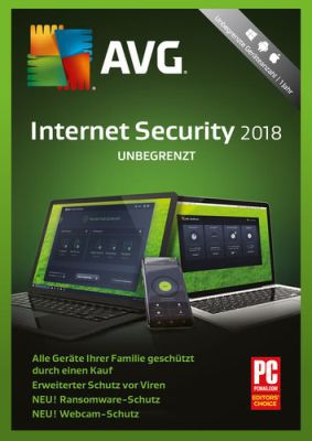 AVG Internet Security 2018 (Jahreslizenz) gratis