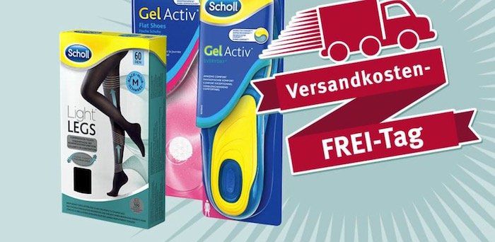 Rossmann: Versandkosten sparen dank Scholl Produkt im Wert von 5€