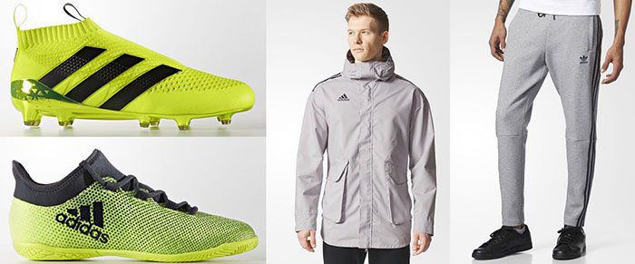 50% auf Fußballschuhe und Kleidung von adidas   z.B. Tango Future All Weather Long Jacke für 59,98€ (statt 94€)