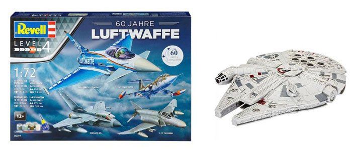 Revell Modellbausätze zu Bestpreisen   z.B. 60 Jahre Luftwaffe für 24,12€ (statt 35€)