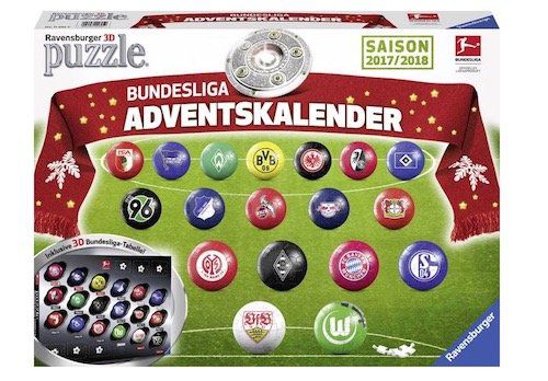 Bundesliga Adventskalender 2017 für 14,99€ (statt 20€)