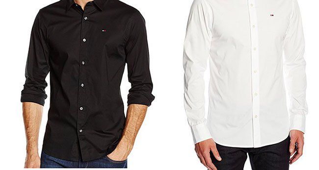 Schnell? Tommy Hilfiger Denim Slim Fit Stretch Herren Hemd für 34,99€ (statt 55€)