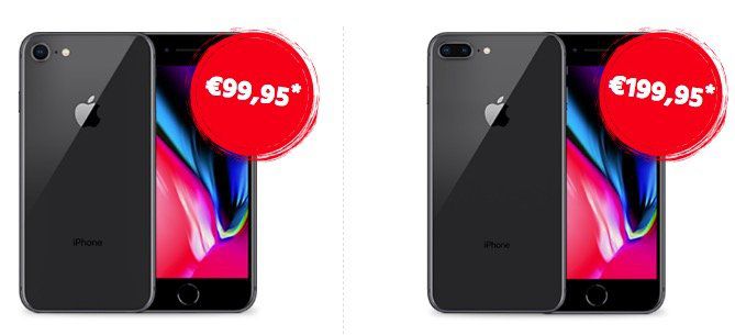 Vodafone Smart L mit 5GB LTE für 41,99€ mtl. + iPhone 8 für 99,95€ (oder 8 Plus für 199,95€)